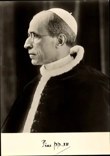 Ak Papst Pius XII., Eugenio Maria Giuseppe Giovanni Pacelli