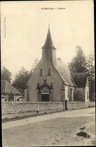 Ak Glisolles Eure, L'Eglise