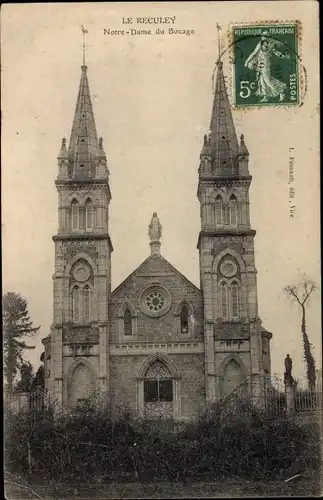 Ak Le Reculey Calvados, Notre Dame du Bocage