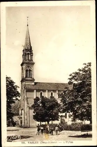 Ak Vasles Deux Sèvres, Eglise