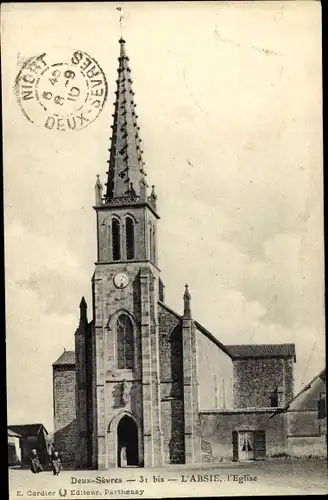 Ak L Absie Deux Sevres, Eglise