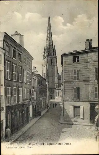 Ak Niort Deux Sèvres, Eglise Notre Dame