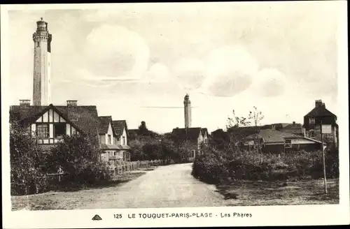 Ak Le Touquet Paris Plage Pas de Calais, Les Phares