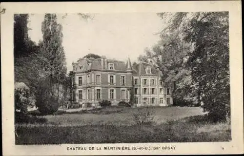 Ak Orsay Essonne, Chateau de la Martiniere