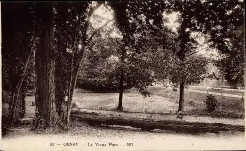 Ak Orsay Essonne, Le vieux Parc