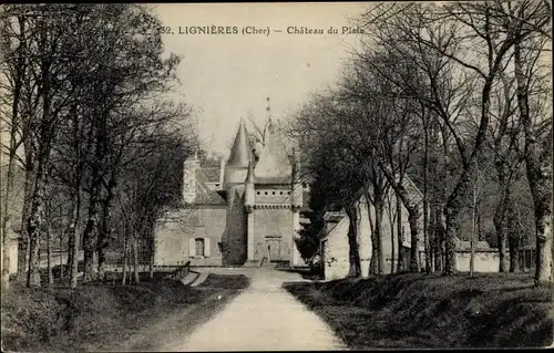 Ak Lignières Cher, Chateau du Plaix