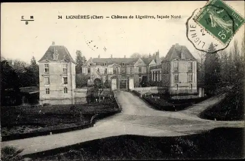 Ak Lignières Cher, Le Chateau