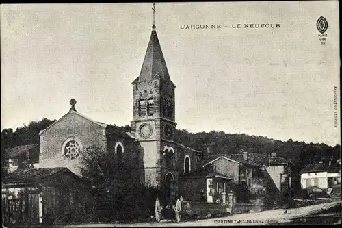 Ak Le Neufour Lothringen Meuse, L'Eglise