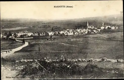 Ak Marbotte Lothringen Meuse, Vue generale