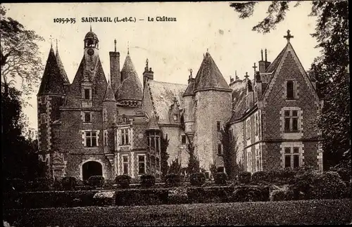 Ak Saint Agil Loir et Cher, Le Chateau