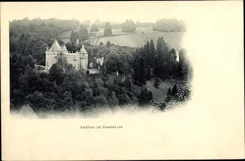 Ak Chastellux sur Curf Yonne, Chateau de Chastellux
