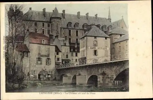 Ak Lapalisse Allier, Chateau en aval du Pont