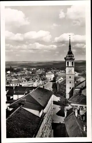 Ak Vyškov Wischau Südmähren, Totalansicht der Ortschaft