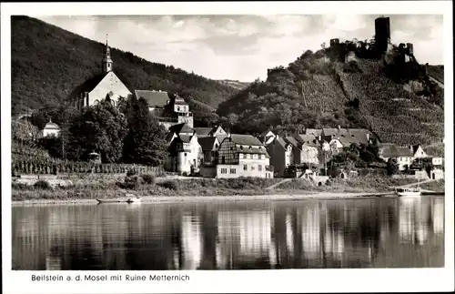 Ak Beilstein an der Mosel, Ruine Metternich