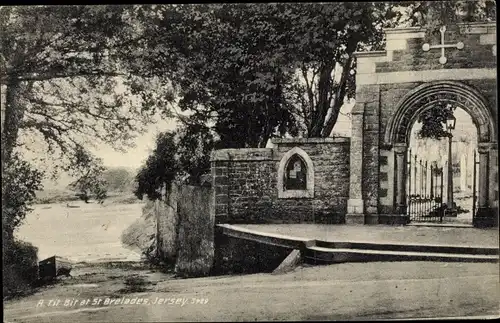Ak St Brelade Kanalinsel Jersey, Ortspartie