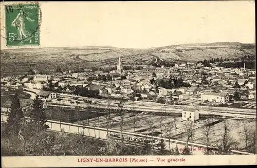 Ak Ligny en Barrois Lothringen Meuse, Vue generale
