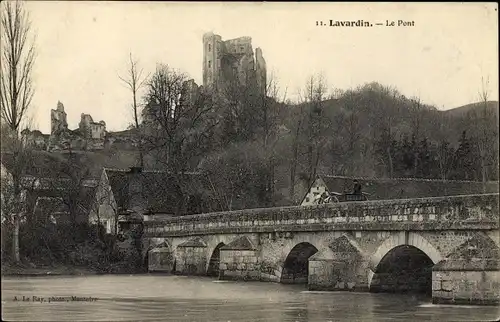 Ak Lavardin Loir et Cher, Le Pont