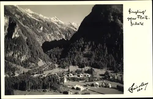 Ak Ginzling in Tirol, Panorama vom Ort