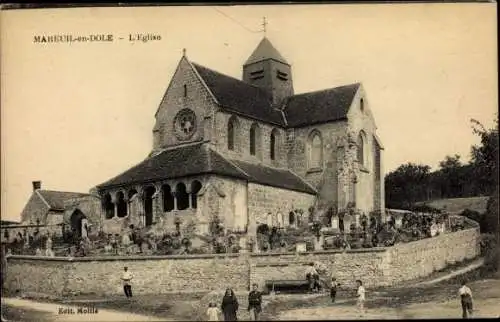 Ak Mareuil en Dôle Aisne, L'Eglise