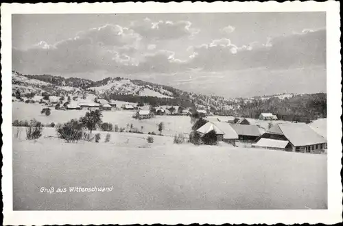 Ak Wittenschwand Dachsberg, Winterpartie