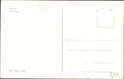 Ak Olomouc Olmütz Stadt, Panorama