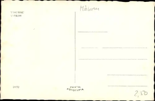 Ak Vyškov Wischau Südmähren, Panorama