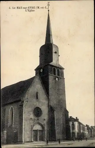 Ak Le May sur Evre Maine et Loire, L'Eglise