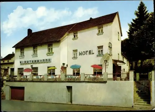 Oberlahr im Westerwald Rheinland Pfalz, Hotel Café Wiedterrasse