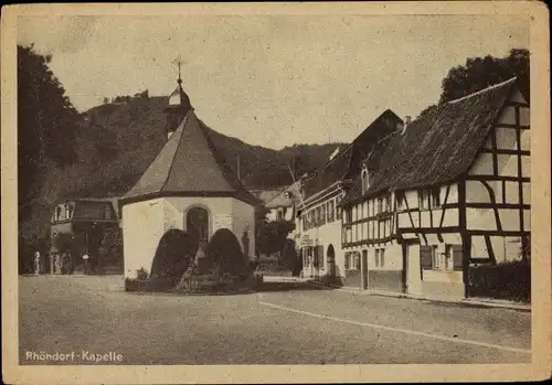 Ak Rhöndorf Bad Honnef Rhein Sieg Kreis, Kapelle