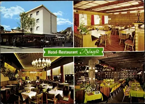 Ak Königswinter am Rhein, Hotel Restaurant Rheingold, Drachenfelsstraße 36