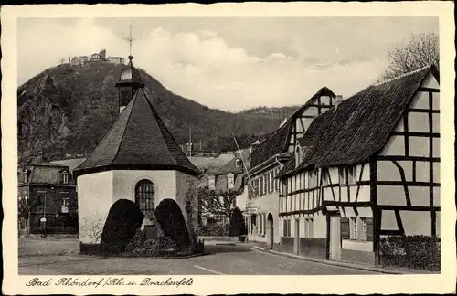 Ak Rhöndorf Bad Honnef Rhein Sieg Kreis, Drachenfels