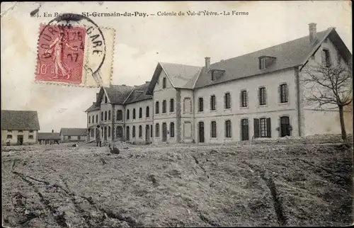 Ak Saint Germain du Puy Cher, Colonie du Val d'Yevre, La Ferme