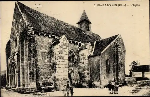 Ak Saint Jeanvrin Cher, L'Eglise