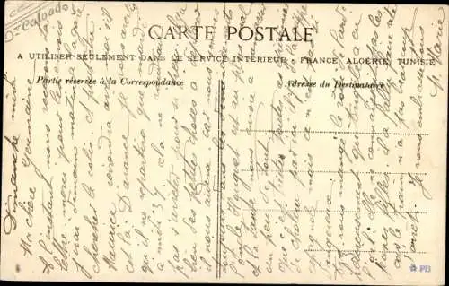 Ak Isigny sur Mer Calvados, La Tanguiere