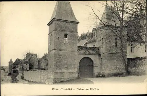 Ak Médan Yvelines, Entrée du Chateau