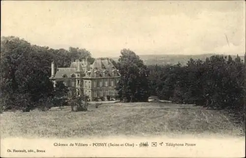 Ak Poissy Yvelines, Chateau de Villiers