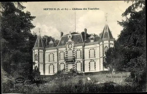 Ak Septeuil Yvelines, Chateau des Tourelles