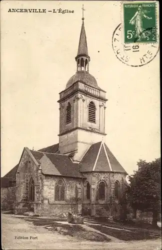 Ak Ancerville Lothringen Meuse, L'Eglise