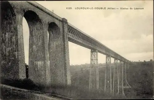 Ak Louroux de Bouble Allier, Viaduc de Louroux