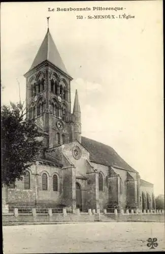 Ak Saint Menoux Allier, L'Eglise