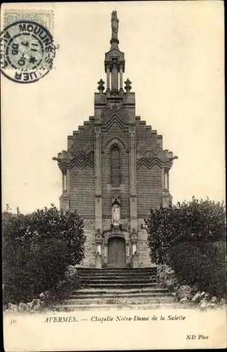 Ak Avermes Allier, Chapelle Notre Dame de la Salette