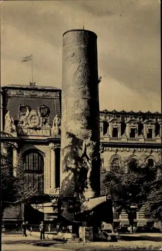 Ak Buenos Aires Argentinien, Aduana Customs House and Monument