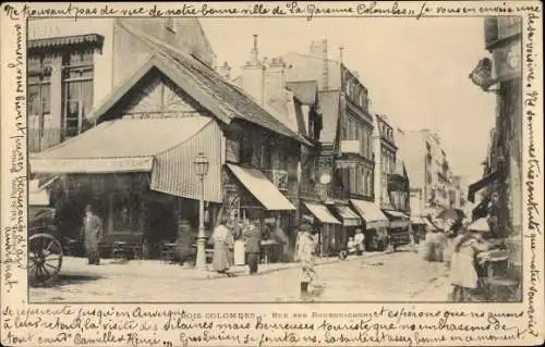 Ak Bois Colombes Hauts de Seine, Rue des Bourguignons