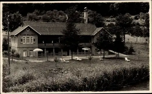 Ak Bad Liebenzell im Schwarzwald, Klein Wildbad, Gartenpartie