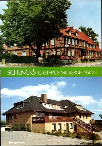 Ak Amelinghausen in Niedersachsen, Schencks Gasthaus mit Bergpension