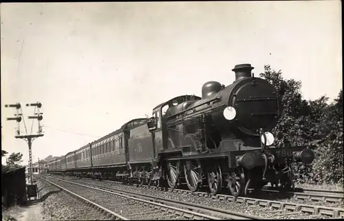 Ak Britische Eisenbahn, SR 786, BR 31786, down slow leaving Arpington