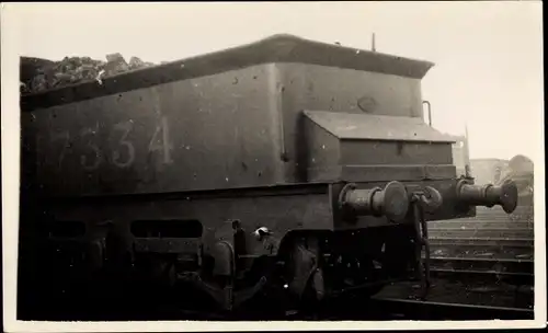 Ak Britische Eisenbahn, Tender CR 542, LMS 17334