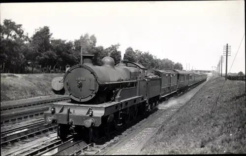Ak Britische Eisenbahn, BG 5982, up express Whitmore