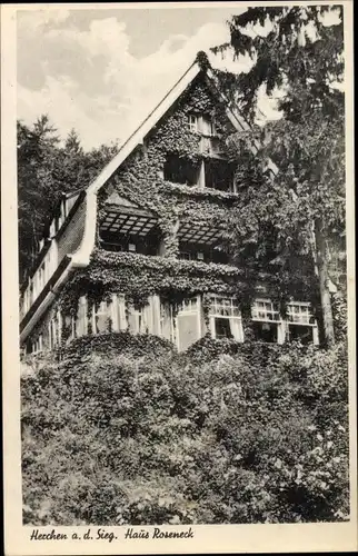 Ak Herchen Windeck im Rhein Sieg Kreis, Hotel Haus Roseneck