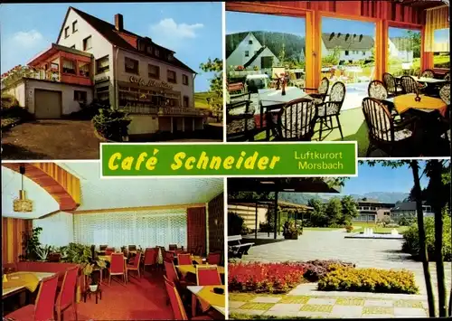 Ak Morsbach im Oberbergischen Kreis, Café Schneider